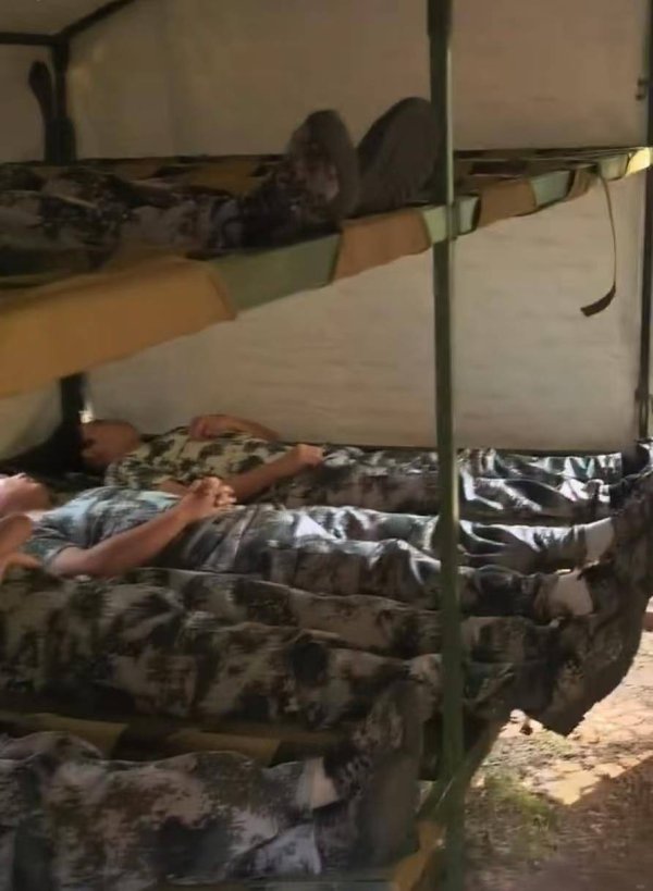 诚利和  哈工大军训在野外住帐篷？新生回应：只体验几分钟，但有真人cs对抗赛